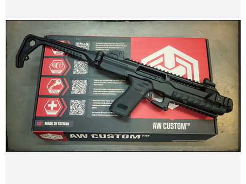 【AW Custom】Tactical Carbine Conversion Kit - VX Series　マルイ/AW/WE グロック用タクティカルカービンコンバージョンキット（AW-K03000）