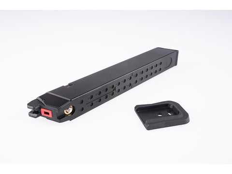 【AW Custom】VX 50 Round Gas Magazine Black　VX スタンダード シリーズ / WE G17 用 50連 スペアロングマガジン(AW-VXMG04)