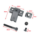 【BJ Tac】Lightweight Offset Scout Light Picatinny Mount( Grey )スカウトライト オフセットマウント ピカティニー 対応 グレー（BJ-ELT-01-GY）