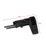 【BJ Tac】MD CQB Stock-BK ( Marui MWS GBB )マルイM4 MWS専用MD CQBストック黒（BJ-ISK-02）
