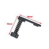 【BJ Tac】CNC Steel Mag Release For Marui MWS ( G Style ) マルイ M4 MWS用S製G-スタイルマガジンキャッチ（BJ-MWS-1601BK）