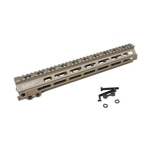 【BJ Tac】Dummy MK8 13 inch Rail （DE/ AEG /MWS ) GEISSELE SUPER MODULAR RAIL MK8 13インチ タイプ M-LOK ハンドガード デザートカラー（BJMK8-DC-13）