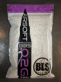 【BLS】0.2g 1KG ( 5000 rds )Precision BB　 精密プラスティックBB弾 0.2g 5000発（1KG）（BLS-1KG-H20W）