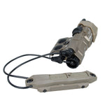 【DIJIA】Aluminum MAWL-C1 IR Green Laser Aiming Device Replica（DE） BE MEYERSタイプ MAWL-C1+ エイミングデバイス LEDライト+IR & デュアルスイッチ  デザートカラー（DJ2022008-DE）