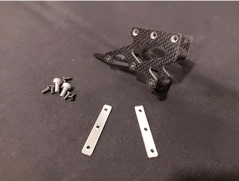 【5KU】C-more Carbon Scope Mount for Hi Capa　5KU製C-moreタイプ ドットサイト用 カーボン マウント（マルイ ハイキャパ対応）黒（GB-271-B）