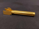 【5KU】Non-Recoil Spiral Outer Barrel　5KU製フルート アウターバレル ゴールド（マルイ G17対応）（GB-427-G）