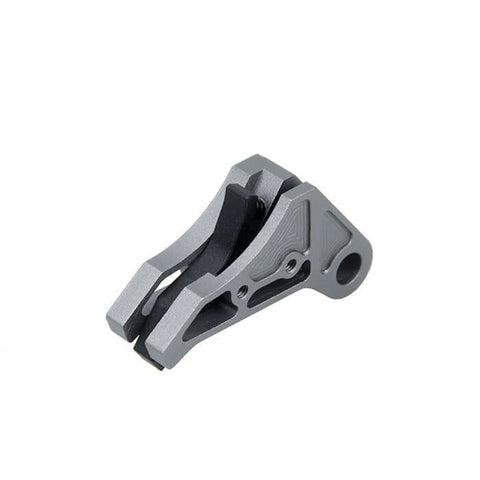 【5KU】 EX Style CNC Trigger ( TG )マルイグロック対応BMC タイプ EX スタイル CNC アジャスタブルトリガー　チタングレー(GB-494-TG)