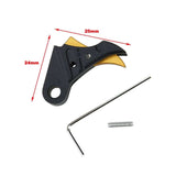 【5KU】SSVI Style CNC Trigger (BK)　マルイグロック対応SSVi TYRスタイル アジャスタブルトリガー ブラック(GB-495-BK)