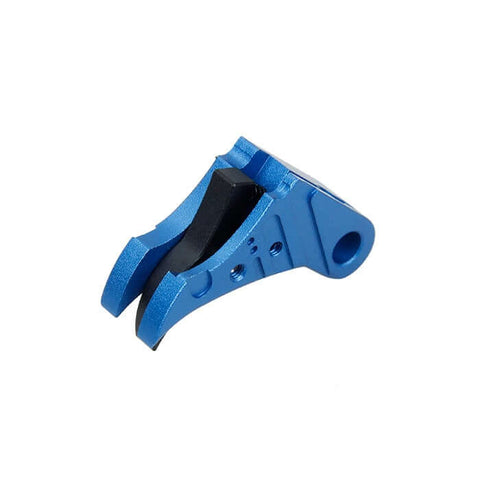 【5KU】SSVI Style CNC Trigger (Blue)　マルイグロック対応SSVi TYRスタイル アジャスタブルトリガー ブルー (GB-495-BU)