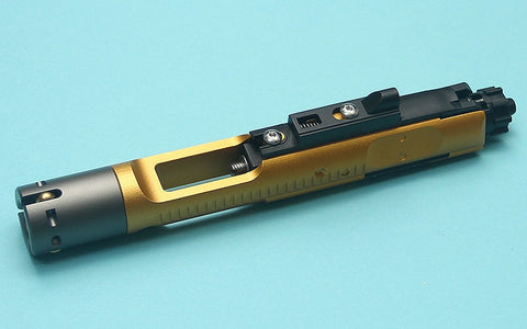 【G&P】MWS Forged Aluminum Complete Bolt Carrier Group Set (Gold)(For TM Buffer Tube) マルイM4 MWS用コンプリートボルトキャリア ゴールド（GP-MWS050B）