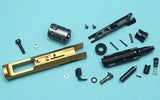 【G&P】MWS Forged Aluminum SAI Complete Bolt Carrier Group Set(Gold Chromic Coating)(For TM Buffer Tube)　マルイM4 MWS用 SAIタイプ コンプリートボルトキャリア ゴールド（GP-MWS053A）