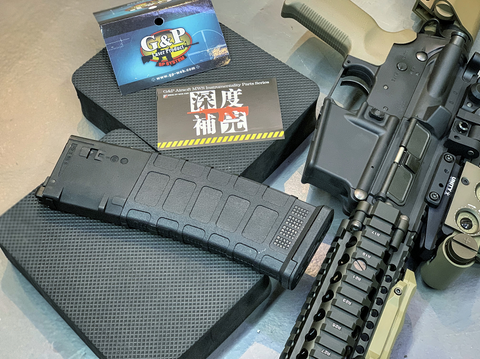 【G&P】Gmag-L MWS System マルイM4 MWS用 P-MAGタイプ 40連 Gmag-Lロングマガジン(GP-MWS057)
