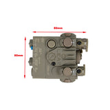 【SOTAC】LED light DBAL-A2 ( Plastic Green Laser / DE) AN/PEQ-15A DBAL-A2 タイプ エイミングデバイス ナイロン製 LEDライト DE（JGQ-05-DE-GN）