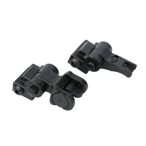 【LDT AIRSOFT】SG Style Flip Up Iron Sights　SIG SAUERタイプ フリップアップ アイアンサイト黒（LDT-SIST）