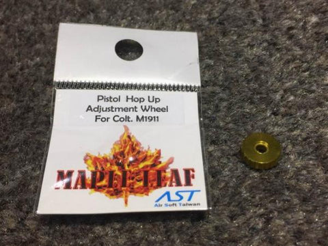 【MAPLE LEAF】Hopup Adjustment Wheel HOPダイヤルホイール（M1911 HI-CAPA P226用）（ML-HW02）
