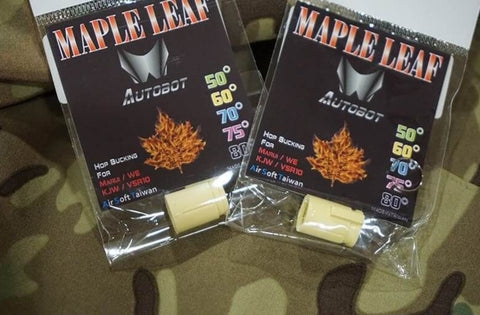 【MAPLE LEAF】AUTOBOT GBB Hop Up BUCKING Rubber 60° （Yellow）（DIAMOND veb.）「メープルリーフ 硬度60°オートボット バッキング ホップラバー＆C クリップ（イェロー）」（ML-TH06A60）