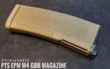 【PTS】EPM M4 Magazine (GBB) - Dark Earth　 KWA/KSC M4 用 EPM 38連マガジン デザートカラー（PT101450313）