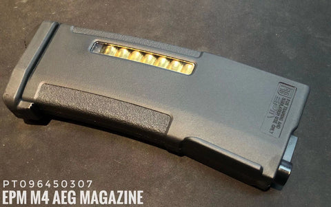 【PTS】Enhanced Polymer Magazine - Black 電動ガンM16/M4 用 EPM150連 ポリマーマガジン 黒（PTS-PT096450307）