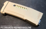 【PTS】Enhanced Polymer Magazine - Dark Earth 電動ガンM16/M4 用 EPM150連 ポリマーマガジン ダークアース（PT096450313）