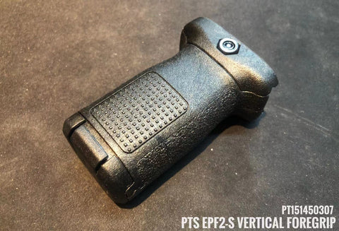 【PTS】EPF2-S Vertical Foregrip - BK　EPF2-S ショートバーティカルフォアグリップ 黒（PT151450307）