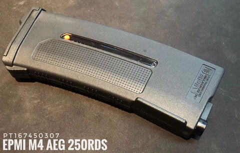 【PTS】 250RDS Enhanced Polymer Magazine (EPM1) - Black  電動ガンM4/M16 用 EPM1 250連ポリマーマガジン 黒（PT167450307）