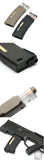 【PTS】Enhanced Polymer Magazine - Black 電動ガンM16/M4 用 EPM150連 ポリマーマガジン 黒（PTS-PT096450307）