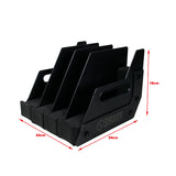 【Savior】4-SLOT PISTOL RACK(BK) ハンドガンラック4スロット 黒(RK-HD-XFOUR-BK)