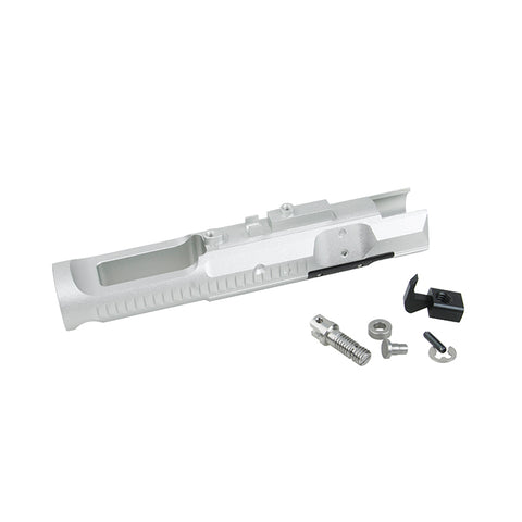 【T8】Super High Speed Bolt Carrier Set( Marui MWS GBBR ) マルイM4 MWS用 超高速ボルトキャリアセット シルバー（T8-BT-SHS）