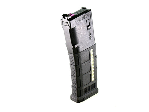 【T8】SP System P30 35 Rds Gas Magazine for TM MWS GBB ( BK )　マルイM4 MWS用 SP SYSTEM PMAG M3タイプ P30 Window マガジン 黒（T8-PAMG-BK）