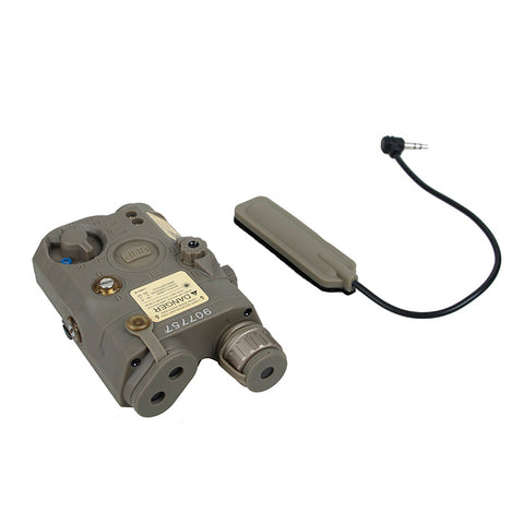 【DIJIA】PEQ LA5C UHP Red Laser , Flashlight & IR（DE）AN/PEQ-15 LA5C (UHP)タイプ エイミングデバイス レッドレーザー＆フラッシュライト＆IR デザートカラー（DJ2022003-DE）