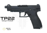 【TaiHeng X TTI AIRSOFT】TP22 GBB Pistol ガスブローバックハンドガン（TTI-TP22）