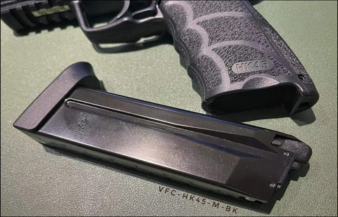 【Umarex/VFC】24 rds magazine for HK45CT GBB　HK45/HK45CT対応24連ガスマガジン（VFC-HK45T-M-BK）