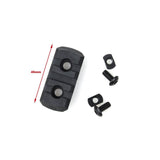 【DSC】 M-LOCK Nylon 3 Picatinny Rail Sections ( 4pcs -Black )M-LOCKナイロン3ピカティニーレールセクション（ブラック）（TMC3021-BK）